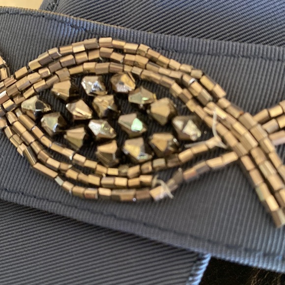 Vintage SOCK ANKLE Booties Stilettos Platform with Beaded Embellishment Size 7 - Picture 15 of 17